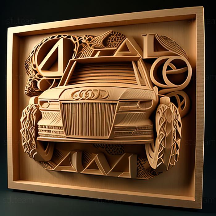 3D model Audi A4 (STL)